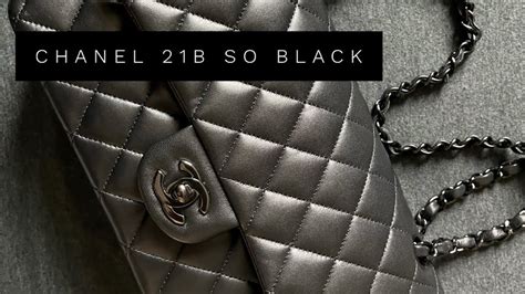 chanel so black classic medium|CHANEL 21B SO BLACK MEDIUM CLASSIC FLAP .